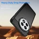 OnePlus 13R Hoesje Geborsteld TPU Flexibele Back Cover Zwart afbeelding 4