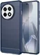 OnePlus 13R Hoesje Geborsteld TPU Flexibele Back Cover Blauw