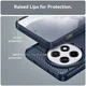 OnePlus 13R Hoesje Geborsteld TPU Flexibele Back Cover Blauw afbeelding 7