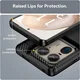 Motorola Edge 50 Ultra Hoesje Geborsteld TPU Flexibele Back Cover Zwart afbeelding 5