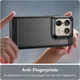 Motorola Edge 50 Ultra Hoesje Geborsteld TPU Flexibele Back Cover Zwart afbeelding 6
