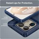 Motorola Edge 50 Ultra Hoesje Geborsteld TPU Flexibele Back Cover Blauw afbeelding 5