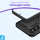 Samsung Galaxy A56 Hoesje Geborsteld TPU Flexibele Back Cover Zwart afbeelding 6