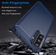 Samsung Galaxy A56 Hoesje Geborsteld TPU Flexibele Back Cover Blauw afbeelding 2
