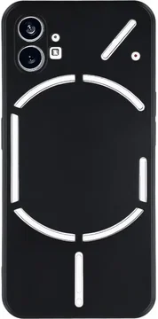 Nothing Phone (1) Hoesje Dun TPU Back Cover Matte Zwart