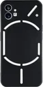 Nothing Phone (1) Hoesje Dun TPU Back Cover Matte Zwart