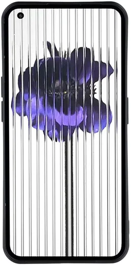 Nothing Phone (1) Hoesje Dun TPU Back Cover Matte Zwart afbeelding 4