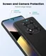 Xiaomi Poco X7 / Redmi Note 14 Pro 5G Hoesje Dun TPU Back Cover Matte Zwart afbeelding 3