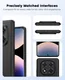 Xiaomi Poco X7 / Redmi Note 14 Pro 5G Hoesje Dun TPU Back Cover Matte Zwart afbeelding 5