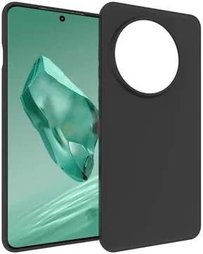 OnePlus 13 Hoesje Dun TPU Back Cover Matte Zwart