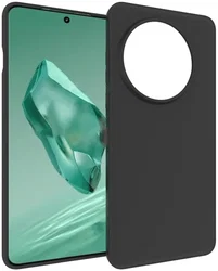 OnePlus 13 Hoesje Dun TPU Back Cover Matte Zwart afbeelding