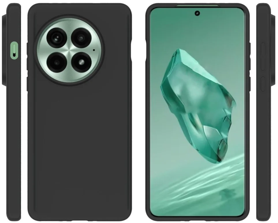 OnePlus 13 Hoesje Dun TPU Back Cover Matte Zwart afbeelding 3