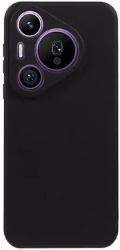 Huawei Pura 70 Hoesje Dun TPU Back Cover Matte Zwart