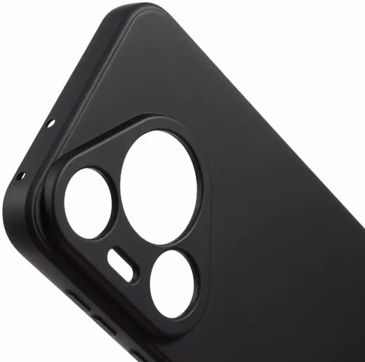 Huawei Pura 70 Hoesje Dun TPU Back Cover Matte Zwart afbeelding 3