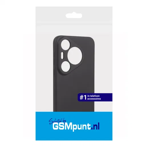 Huawei Pura 70 Hoesje Dun TPU Back Cover Matte Zwart afbeelding 6