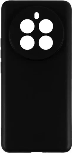 Realme 12 Pro Hoesje Dun TPU Back Cover Matte Zwart afbeelding 2