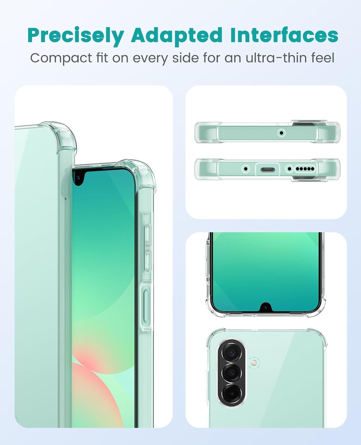 Samsung Galaxy A26 Hoesje Schokbestendig en Dun TPU Back Cover Transparant afbeelding 9