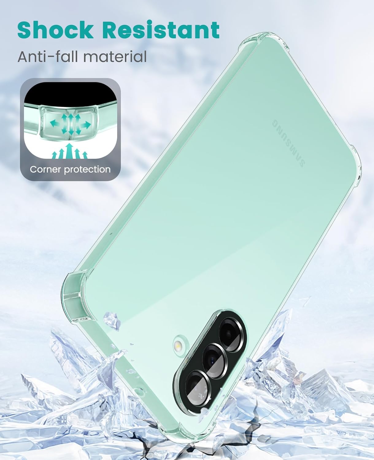 Samsung Galaxy A26 Hoesje Schokbestendig en Dun TPU Back Cover Transparant afbeelding 7