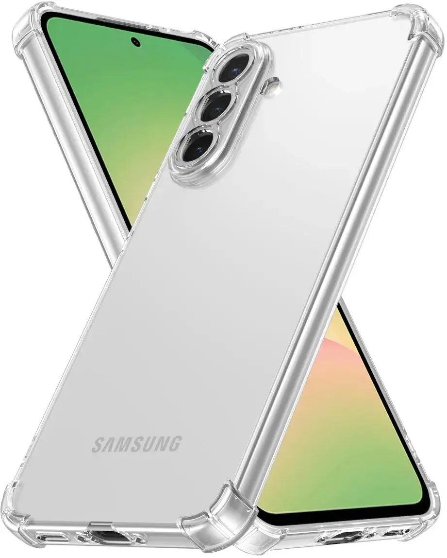 Samsung Galaxy A56 Hoesje Schokbestendig en Dun TPU Back Cover Transparant afbeelding 1