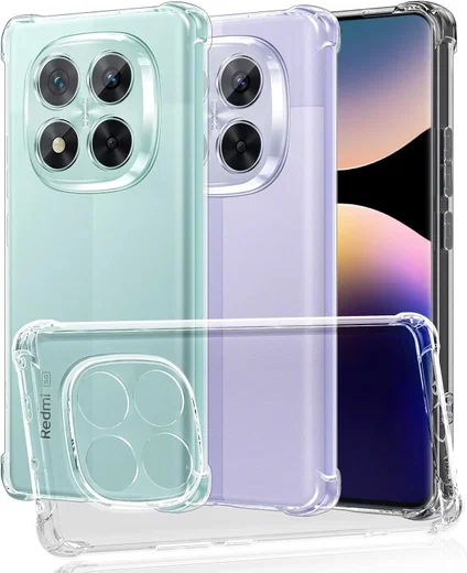 Xiaomi Poco X7/Redmi Note 14 Pro 5G Hoesje Schokbestendig Back Cover Transparant afbeelding 1