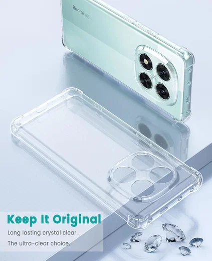 Xiaomi Poco X7/Redmi Note 14 Pro 5G Hoesje Schokbestendig Back Cover Transparant afbeelding 7