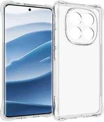 Xiaomi Redmi Note 14 Pro Plus Hoesje Schokbestendig en Dun TPU Transparant afbeelding