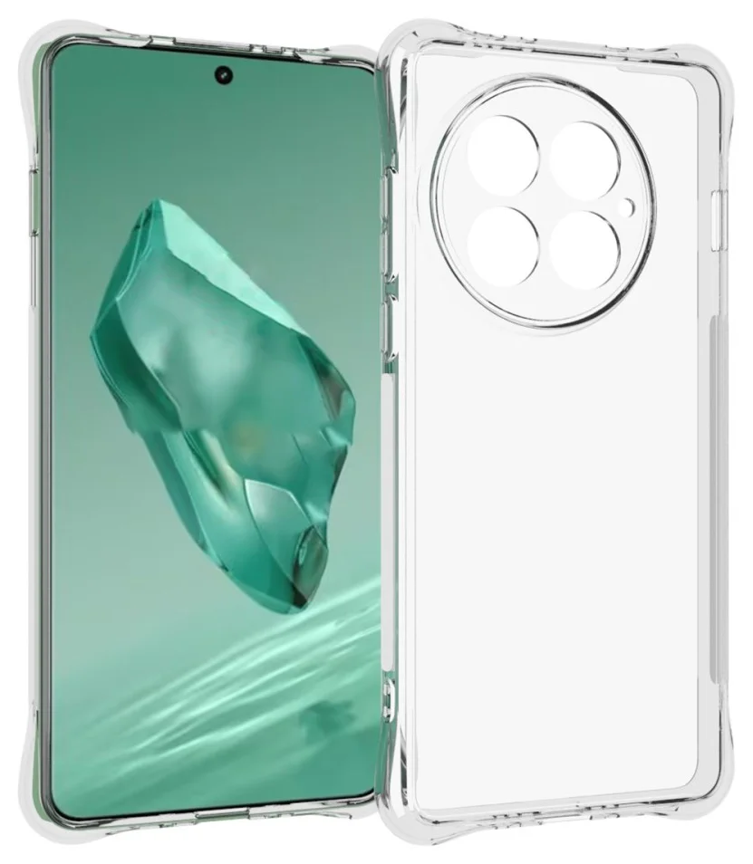 OnePlus 13 Hoesje Schokbestendig en Dun TPU Back Cover Transparant afbeelding 1