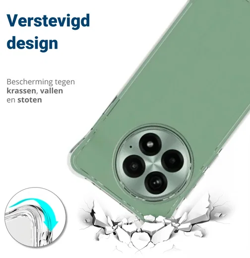 OnePlus 13 Hoesje Schokbestendig en Dun TPU Back Cover Transparant afbeelding 2