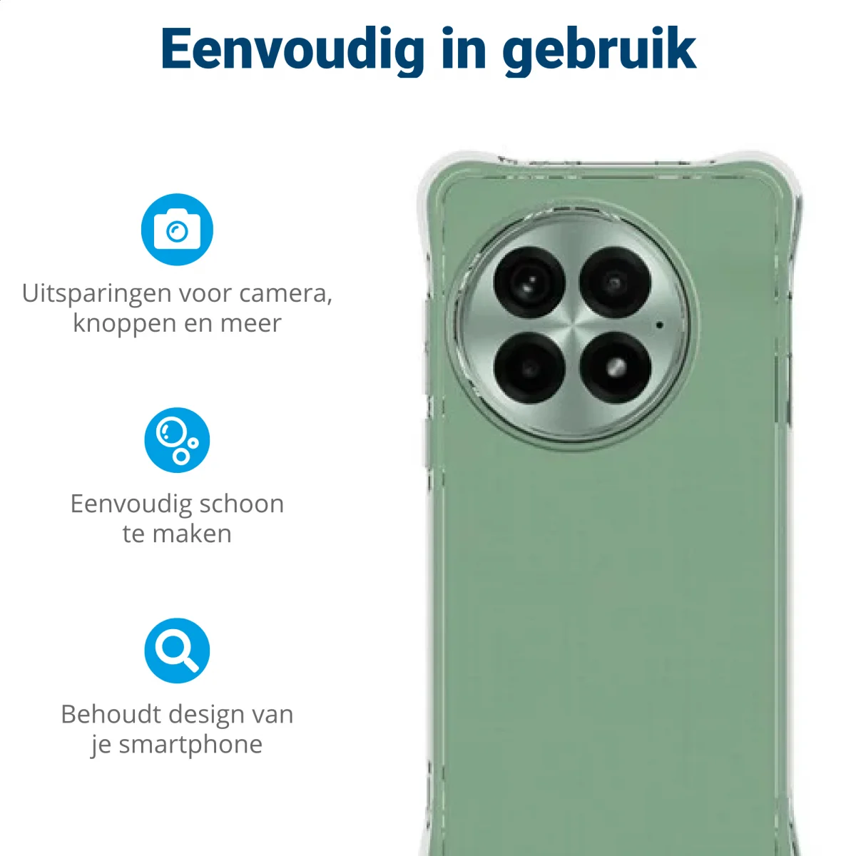 OnePlus 13 Hoesje Schokbestendig en Dun TPU Back Cover Transparant afbeelding 5