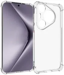 Huawei Pura 70 Hoesje Schokbestendig en Dun TPU Back Cover Transparant afbeelding