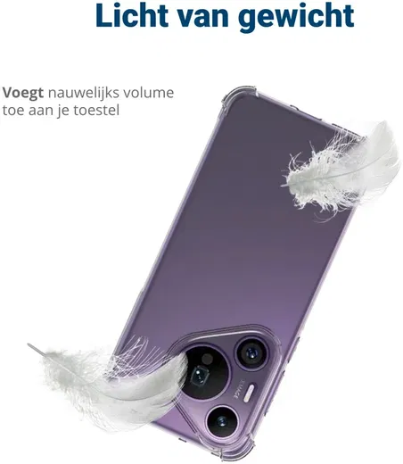 Huawei Pura 70 Hoesje Schokbestendig en Dun TPU Back Cover Transparant afbeelding 6