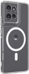 Motorola Edge 50 Ultra Hoesje Hard Back Cover met MagSafe Transparant afbeelding