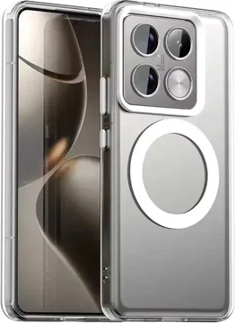 Xiaomi 14T Hoesje Hard Back Cover met MagSafe Transparant