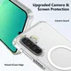 Samsung Galaxy A26 Hoesje Hard Back Cover met MagSafe Transparant afbeelding 5