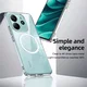 Xiaomi Redmi Note 14 4G Hoesje Hard Back Cover met MagSafe Transparant afbeelding 2