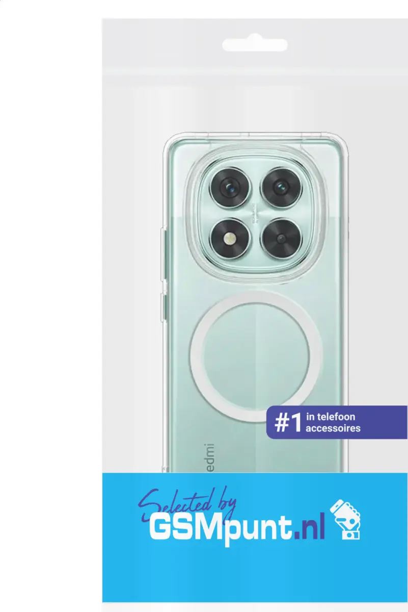 Xiaomi Redmi Note 14 Pro Plus Hoesje Hard Back Cover met MagSafe Transparant afbeelding 6