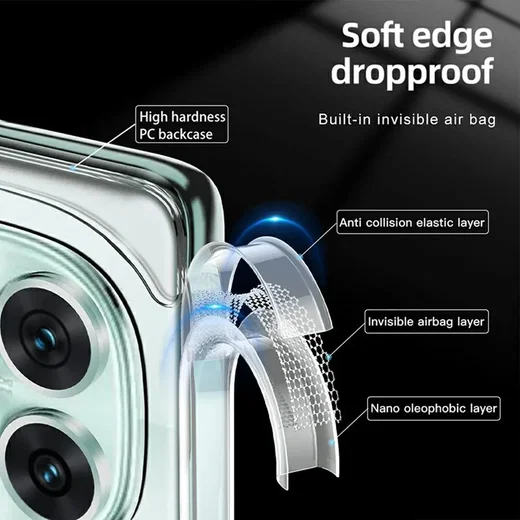 Xiaomi Redmi Note 14 Pro Plus Hoesje Hard Back Cover met MagSafe Transparant afbeelding 4