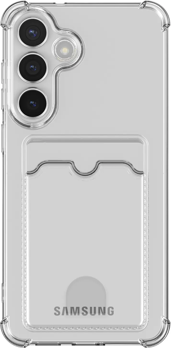 Samsung Galaxy A56 Hoesje Dun TPU met Pasjeshouder Back Cover Transparant afbeelding 8