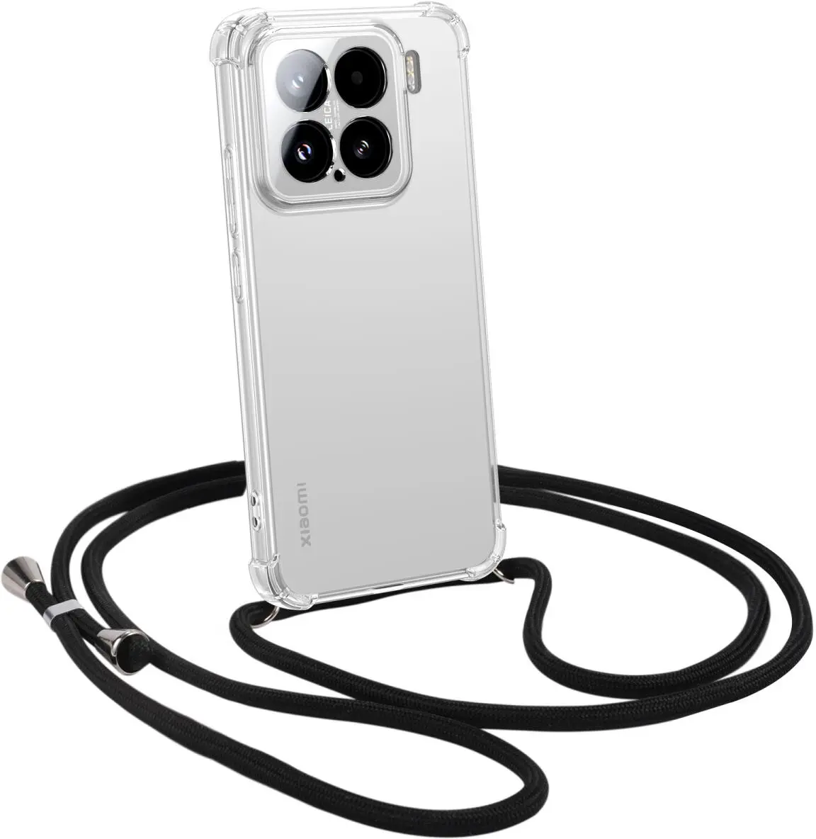 Xiaomi 15 Hoesje met Koord Schokbestendig TPU Transparant afbeelding 5