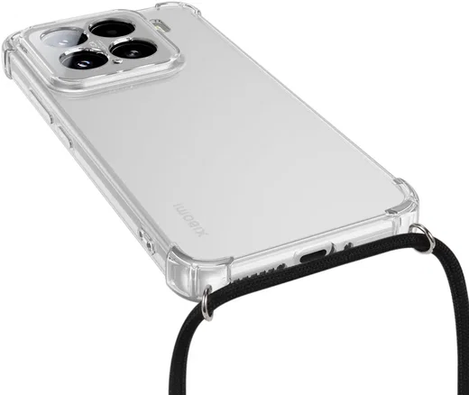 Xiaomi 15 Hoesje met Koord Schokbestendig TPU Transparant afbeelding 7