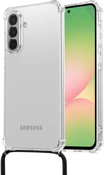 Samsung Galaxy A56 Hoesje met Koord Schokbestendig TPU Transparant