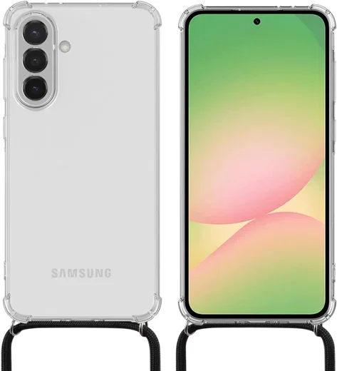 Samsung Galaxy A56 Hoesje met Koord Schokbestendig TPU Transparant afbeelding 11