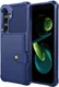 Samsung Galaxy A56 TPU Back Cover met Kunstleren Wallet Blauw afbeelding 9