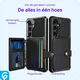 Samsung Galaxy A56 Hoesje 3-in-1 Pasjes Portemonnee Back Cover Zwart afbeelding 5