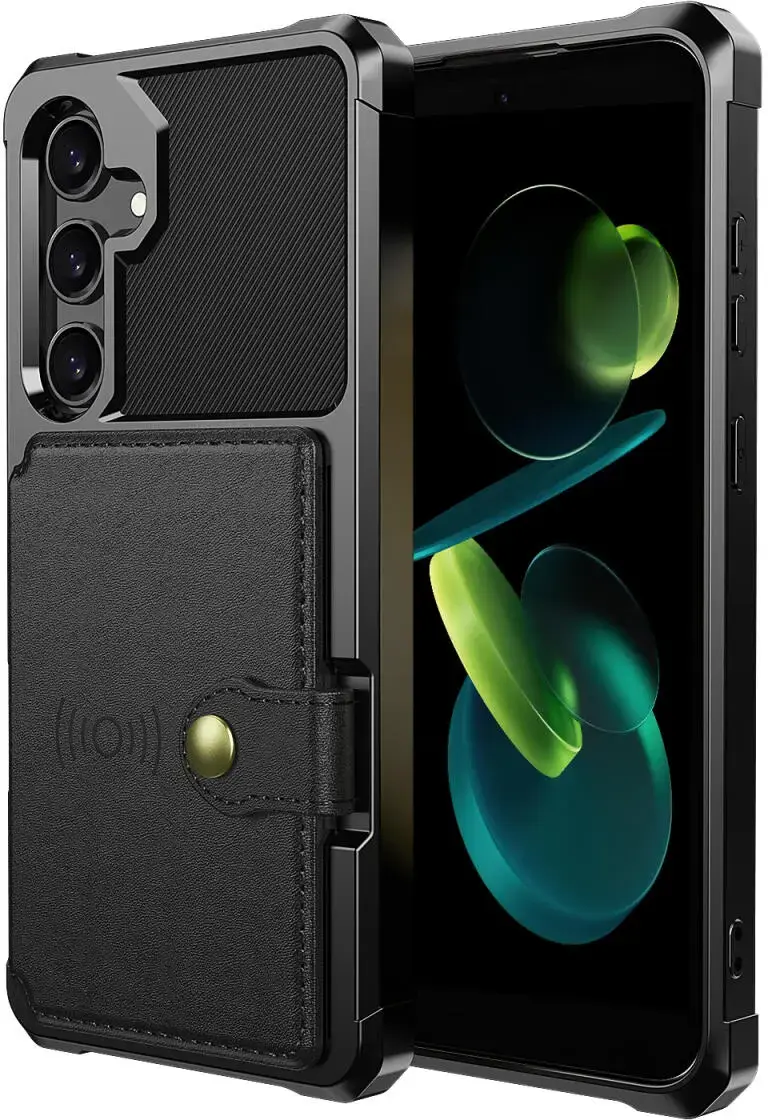 Samsung Galaxy A56 Hoesje 3-in-1 Pasjes Portemonnee Back Cover Zwart afbeelding 10
