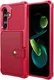 Samsung Galaxy A56 Hoesje 3-in-1 Pasjes Portemonnee Back Cover Rood afbeelding 10