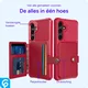 Samsung Galaxy A56 Hoesje 3-in-1 Pasjes Portemonnee Back Cover Rood afbeelding 5