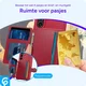 Samsung Galaxy A56 TPU Back Cover met Kunstleren Wallet Rood afbeelding 3