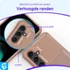 Samsung Galaxy A56 Hoesje 3-in-1 Pasjes Portemonnee Back Cover Roze afbeelding 8