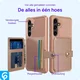 Samsung Galaxy A56 TPU Back Cover met Kunstleren Wallet Roze afbeelding 7